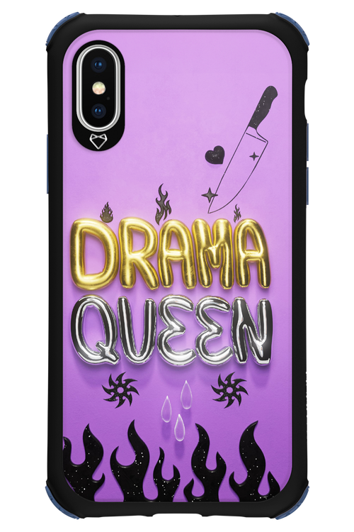 Drama Queen Purple - Apple iPhone XS