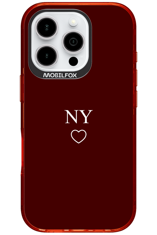 NY Burgundia 2.0 - Apple iPhone 16 Pro