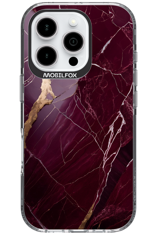 Burgundy Marble - Apple iPhone 16 Pro