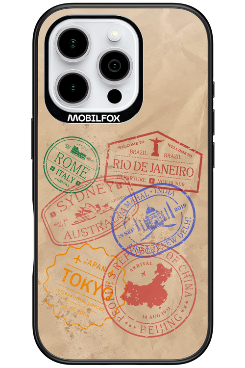 Travel Stamps 2.0 - Apple iPhone 16 Pro
