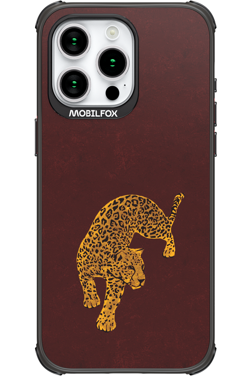 Burgundy Leopard - Apple iPhone 15 Pro Max