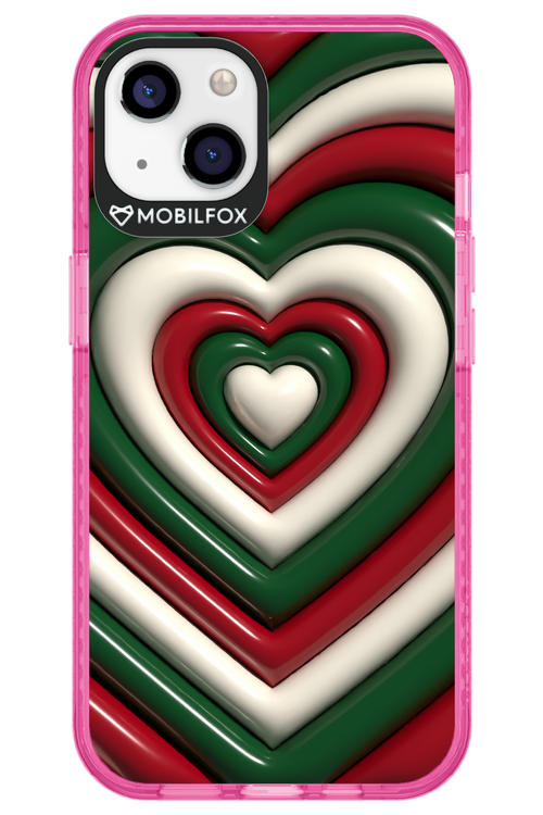 XMAS Hearts - Apple iPhone 13