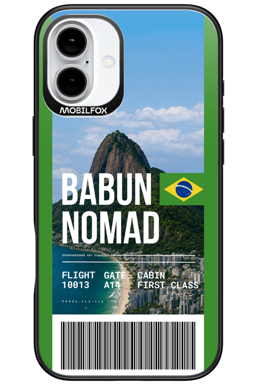BABUN NOMAD (fly ticket) 2.0 - Apple iPhone 16 Plus