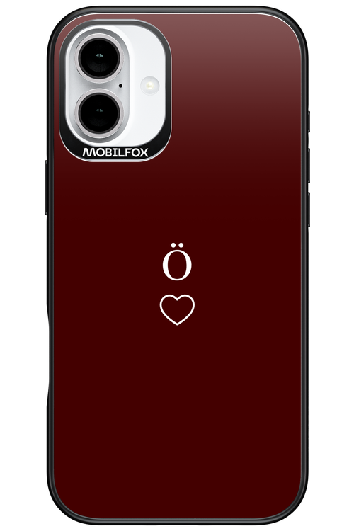 O Burgundia II 2.0 - Apple iPhone 16 Plus