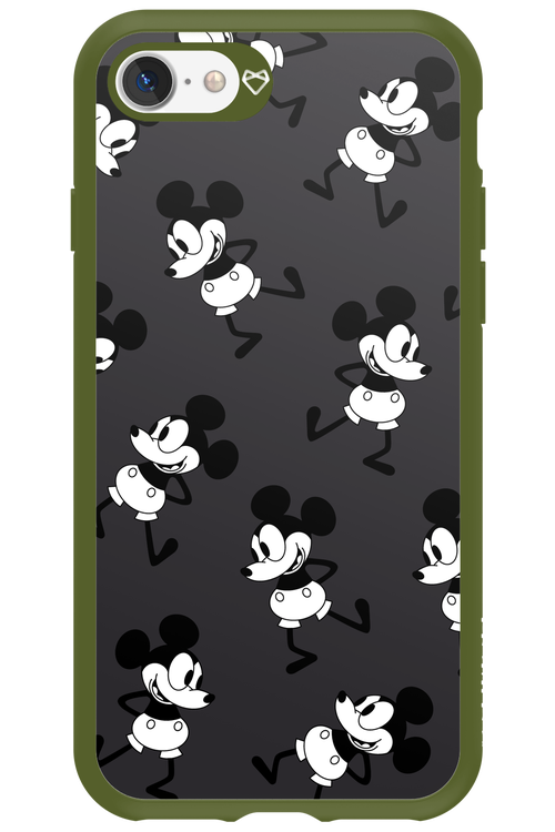 Iconic Mouse (antracite pattern) - Apple iPhone 7