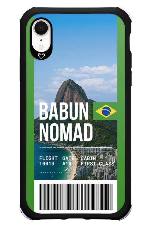 BABUN NOMAD (fly ticket) 2.0 - Apple iPhone XR