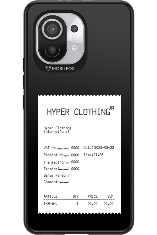 HYPER RECEIPT - Xiaomi Mi 11 5G