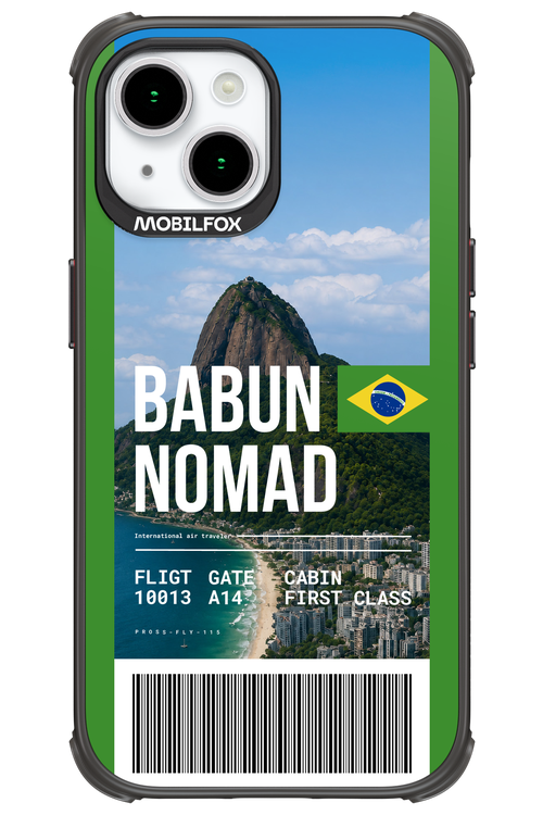 BABUN NOMAD (fly ticket) 2.0 - Apple iPhone 15