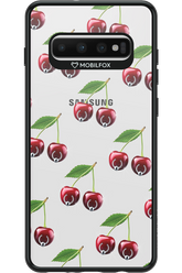 Spicy Cherries Transparent - Samsung Galaxy S10+