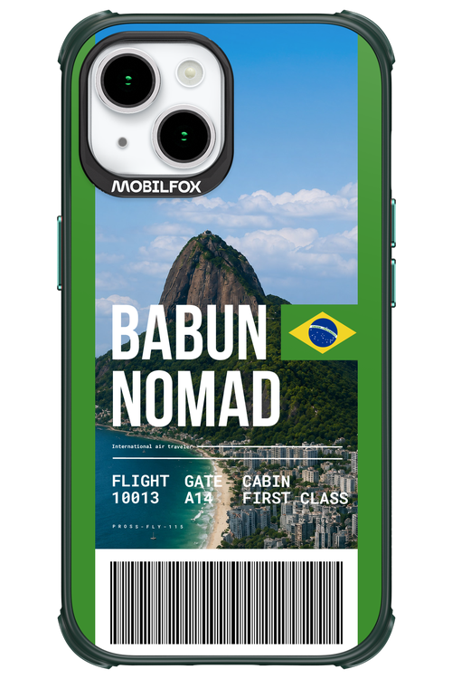 BABUN NOMAD (fly ticket) 2.0 - Apple iPhone 15