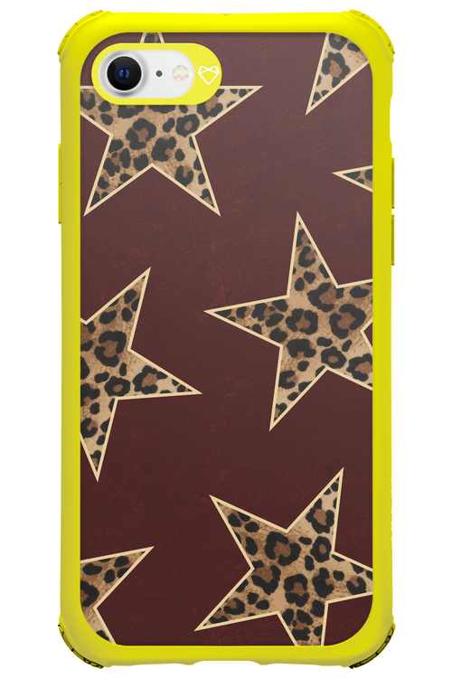 Wild Stars Burgundy - Apple iPhone 7