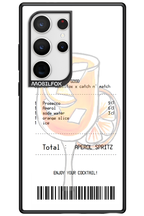 aperol spritz cocktail - Samsung Galaxy S24 Ultra