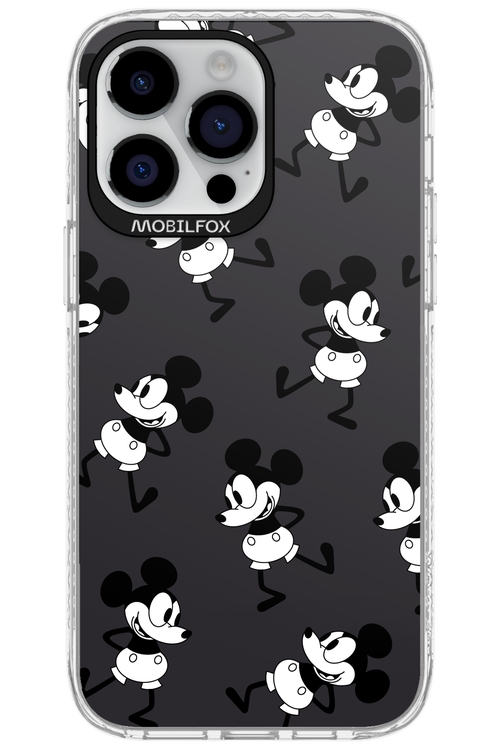 Iconic Mouse (antracite pattern) - Apple iPhone 14 Pro Max