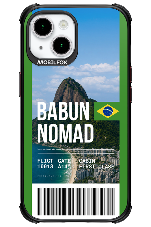 BABUN NOMAD (fly ticket) 2.0 - Apple iPhone 15