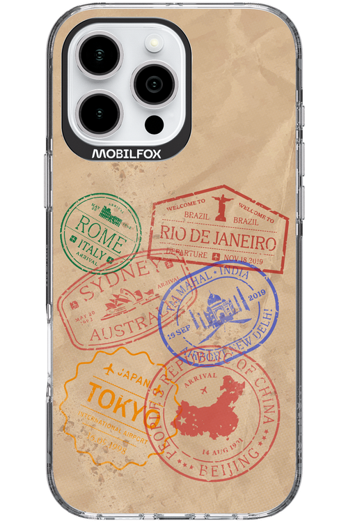 Travel Stamps 2.0 - Apple iPhone 16 Pro Max