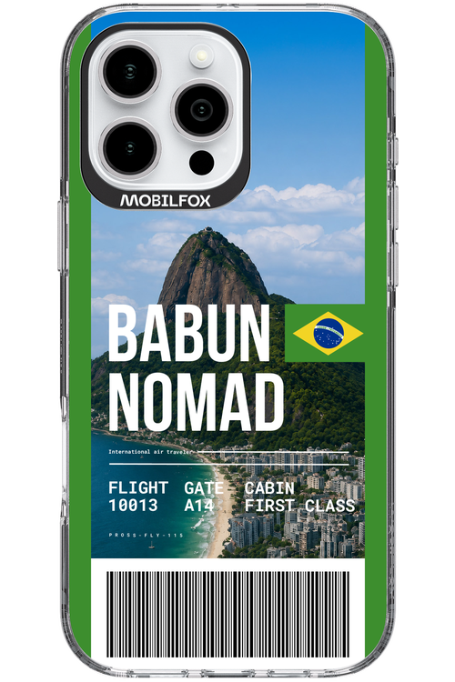 BABUN NOMAD (fly ticket) 2.0 - Apple iPhone 16 Pro Max