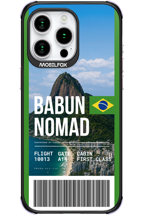 BABUN NOMAD (fly ticket) 2.0 - Apple iPhone 15 Pro Max