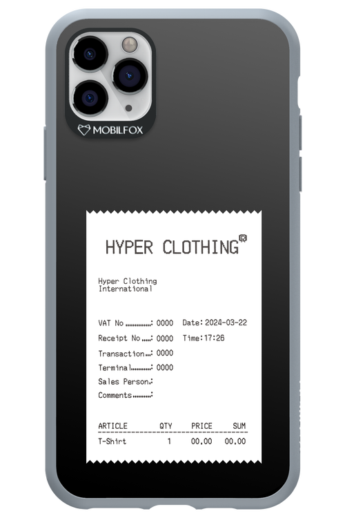 HYPER RECEIPT - Apple iPhone 11 Pro Max