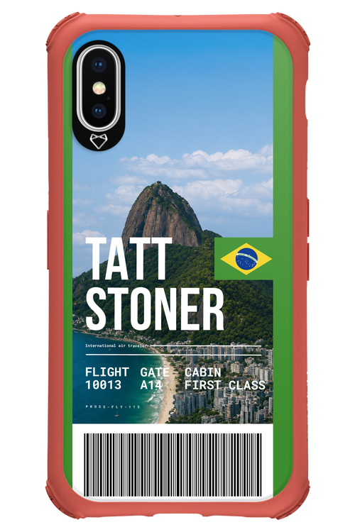 TATT STONER (fly ticket) 2.0 - Apple iPhone X