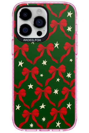 Bow & Stars (Green) - Apple iPhone 14 Pro Max