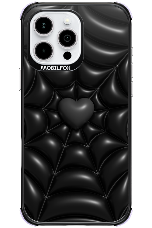 Black Spider Heart - Apple iPhone 16 Pro Max