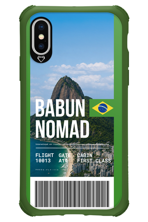 BABUN NOMAD (fly ticket) 2.0 - Apple iPhone X