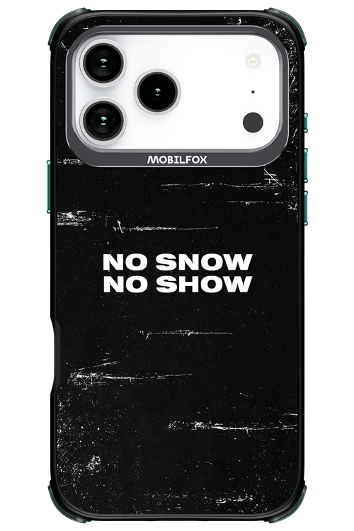 No snow, no show - Apple iPhone 17 Pro Max