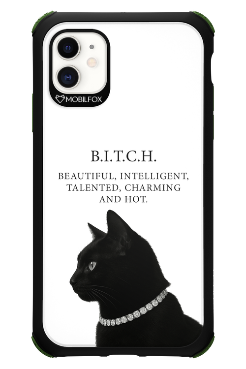 B. i. t. c. h. - Apple iPhone 11