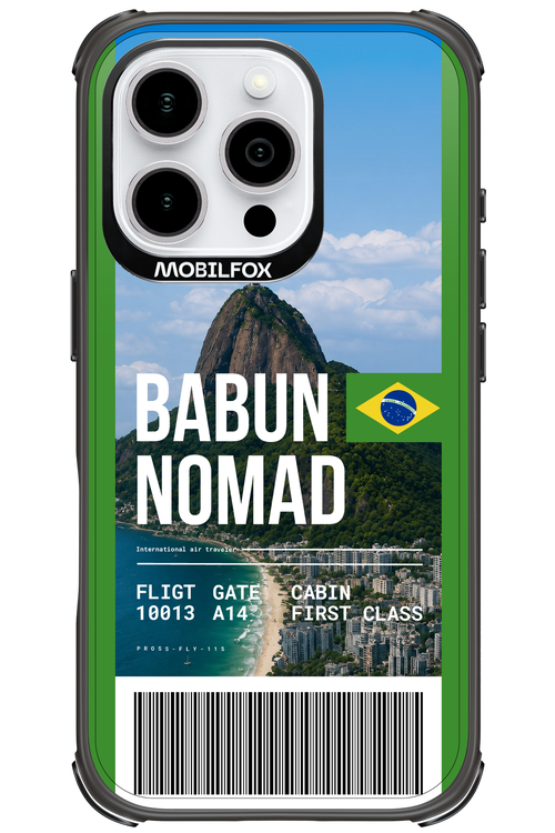 BABUN NOMAD (fly ticket) 2.0 - Apple iPhone 16 Pro