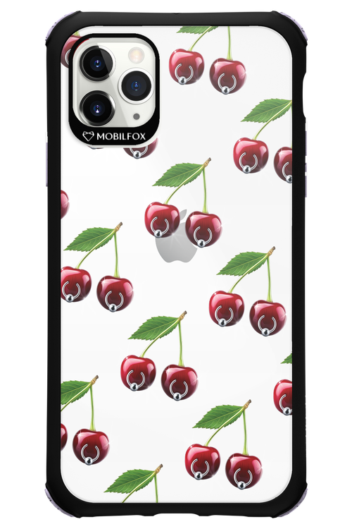 Spicy Cherries Transparent - Apple iPhone 11 Pro Max