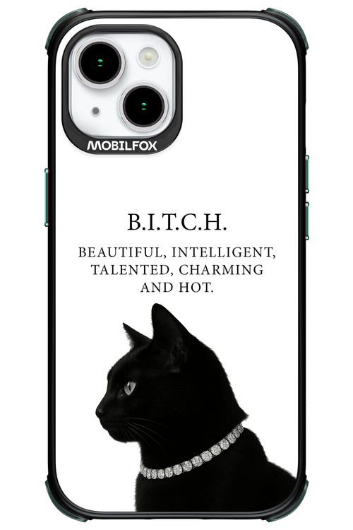 B. i. t. c. h. - Apple iPhone 15