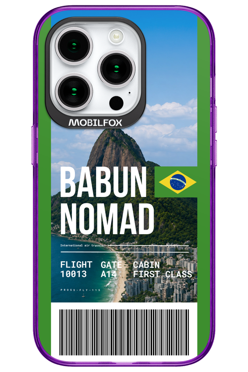 BABUN NOMAD (fly ticket) 2.0 - Apple iPhone 15 Pro