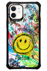 Crayon Smiley Colorful - Apple iPhone 12