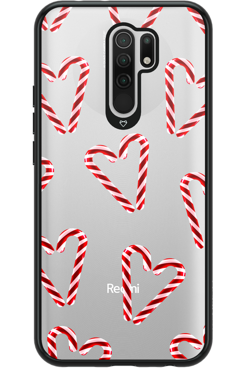 Candy Cane Hearts - Xiaomi Redmi 9