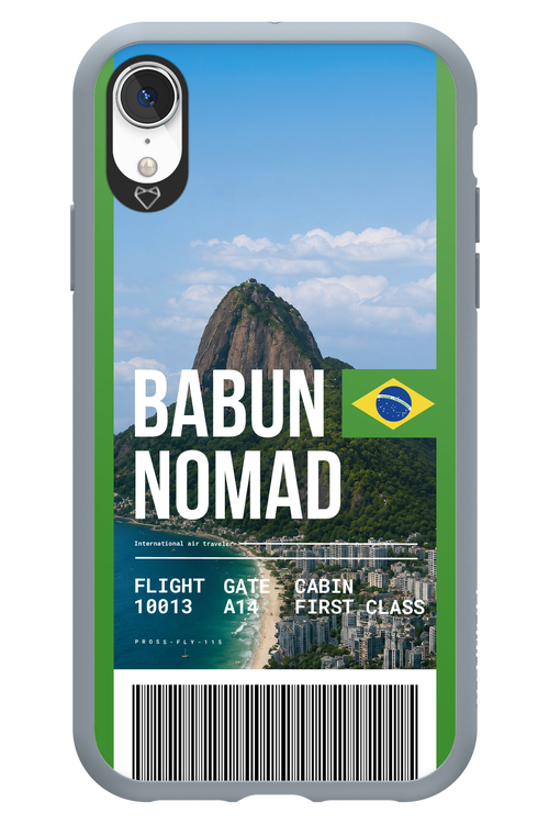 BABUN NOMAD (fly ticket) 2.0 - Apple iPhone XR