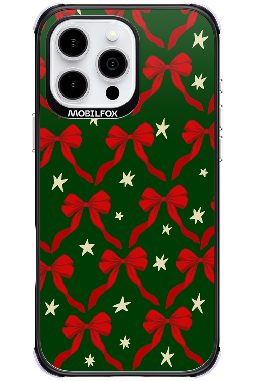 Bow & Stars (Green) - Apple iPhone 16 Pro Max