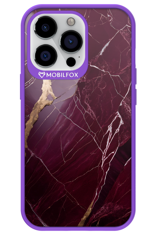 Burgundy Marble - Apple iPhone 13 Pro