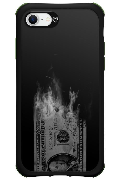 Money Burn B&W 2.0 - Apple iPhone SE 2022