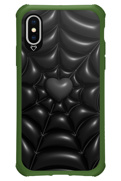 Black Spider Heart - Apple iPhone XS