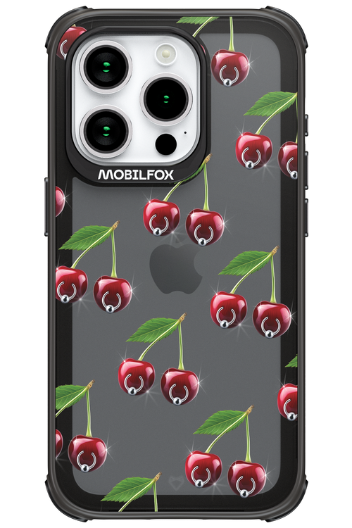 Spicy Cherries Transparent - Apple iPhone 15 Pro