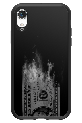 Money Burn B&W 2.0 - Apple iPhone XR
