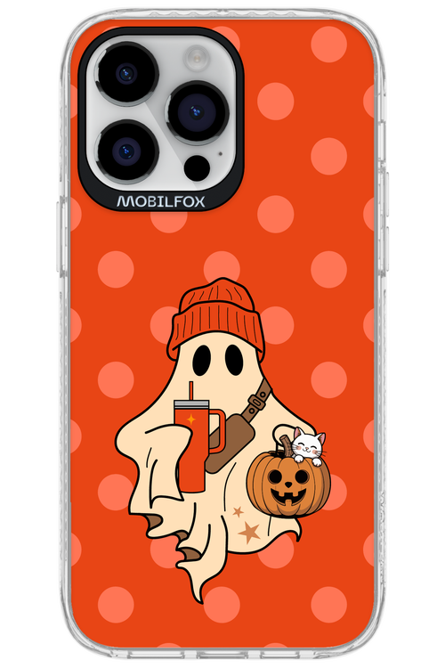 Ghost Girl (Orange) - Apple iPhone 14 Pro Max