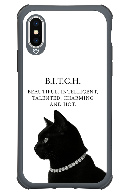 B. i. t. c. h. - Apple iPhone XS
