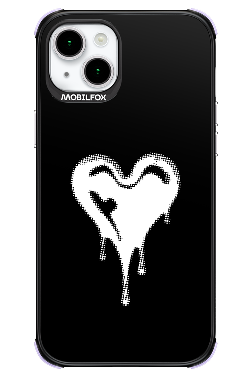 Heart Black - Apple iPhone 15 Plus