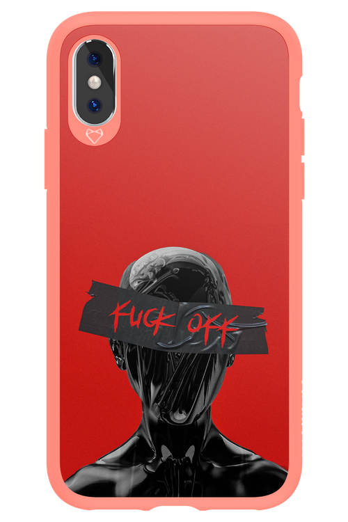 F off - Apple iPhone X