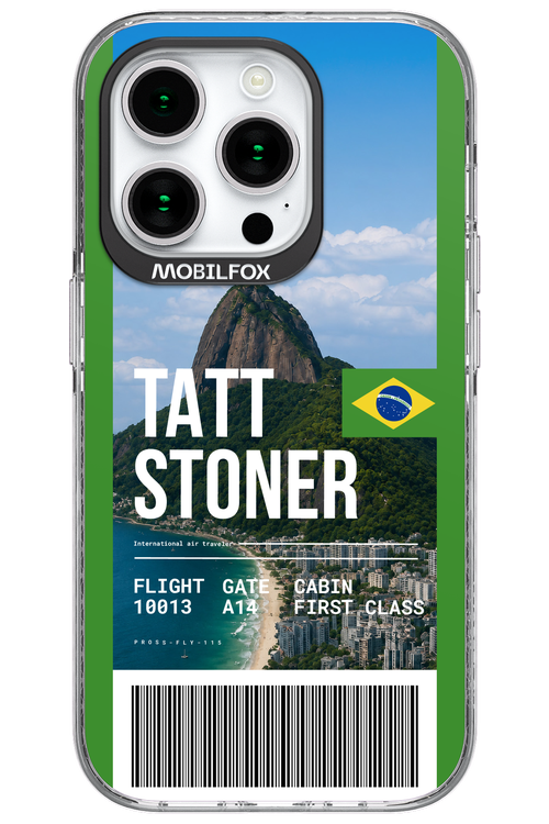 TATT STONER (fly ticket) 2.0 - Apple iPhone 15 Pro
