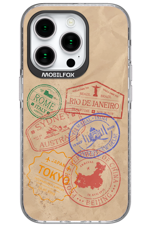 Travel Stamps 2.0 - Apple iPhone 15 Pro