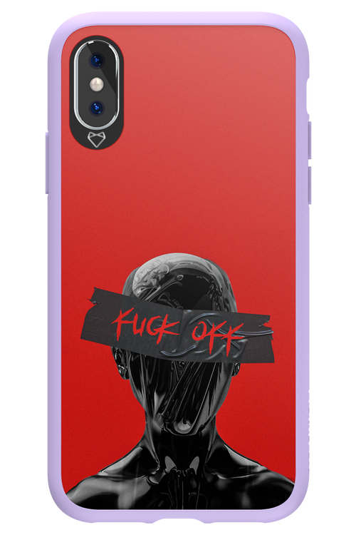 F off - Apple iPhone X