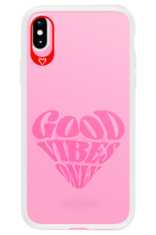 Good Vibes Heart - Apple iPhone X