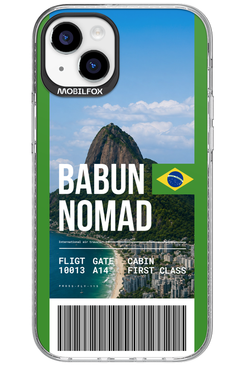 BABUN NOMAD (fly ticket) 2.0 - Apple iPhone 15 Plus